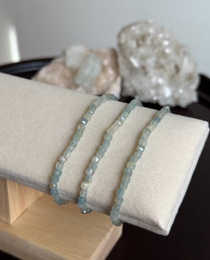 Blue Calcite Gemstone Bracelet