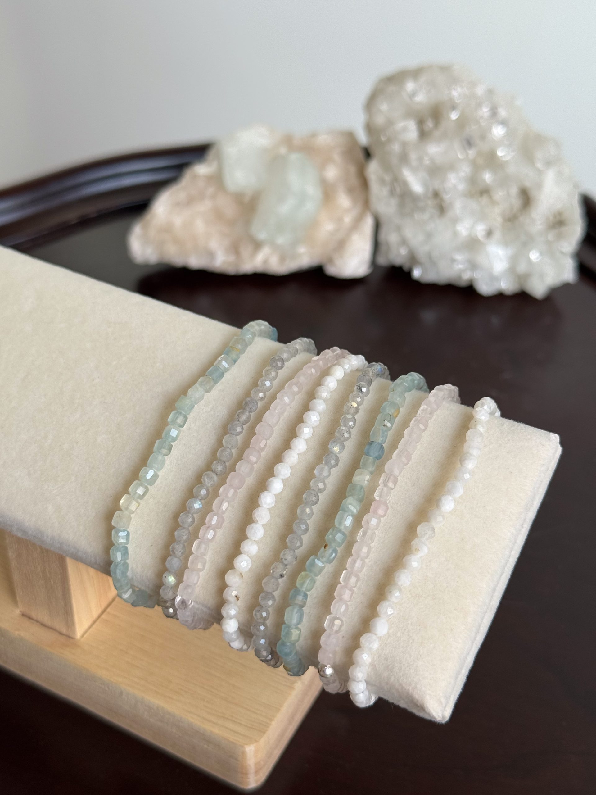 Blue Calcite Gemstone Bracelet - Image 5