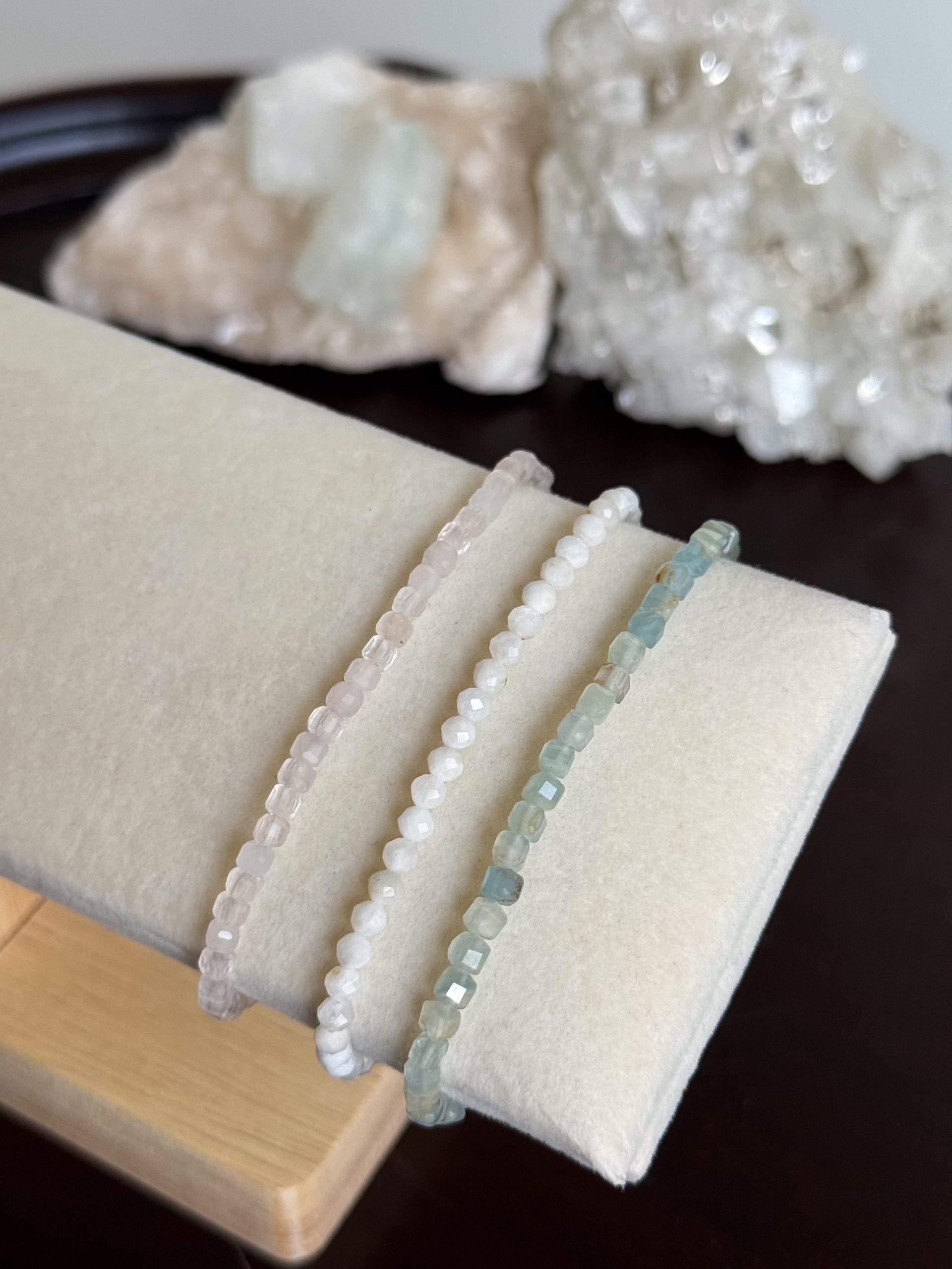 Blue Calcite Gemstone Bracelet - Image 7