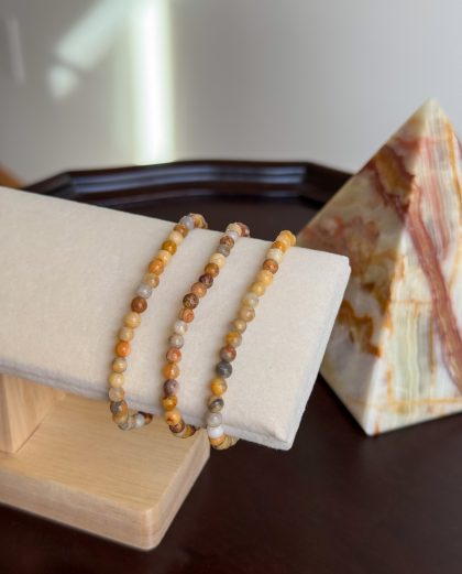 Crazy Lace Agate Gemstone Bracelet
