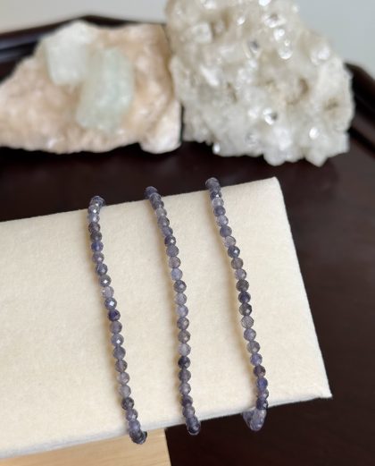Iolite Gemstone Bracelet
