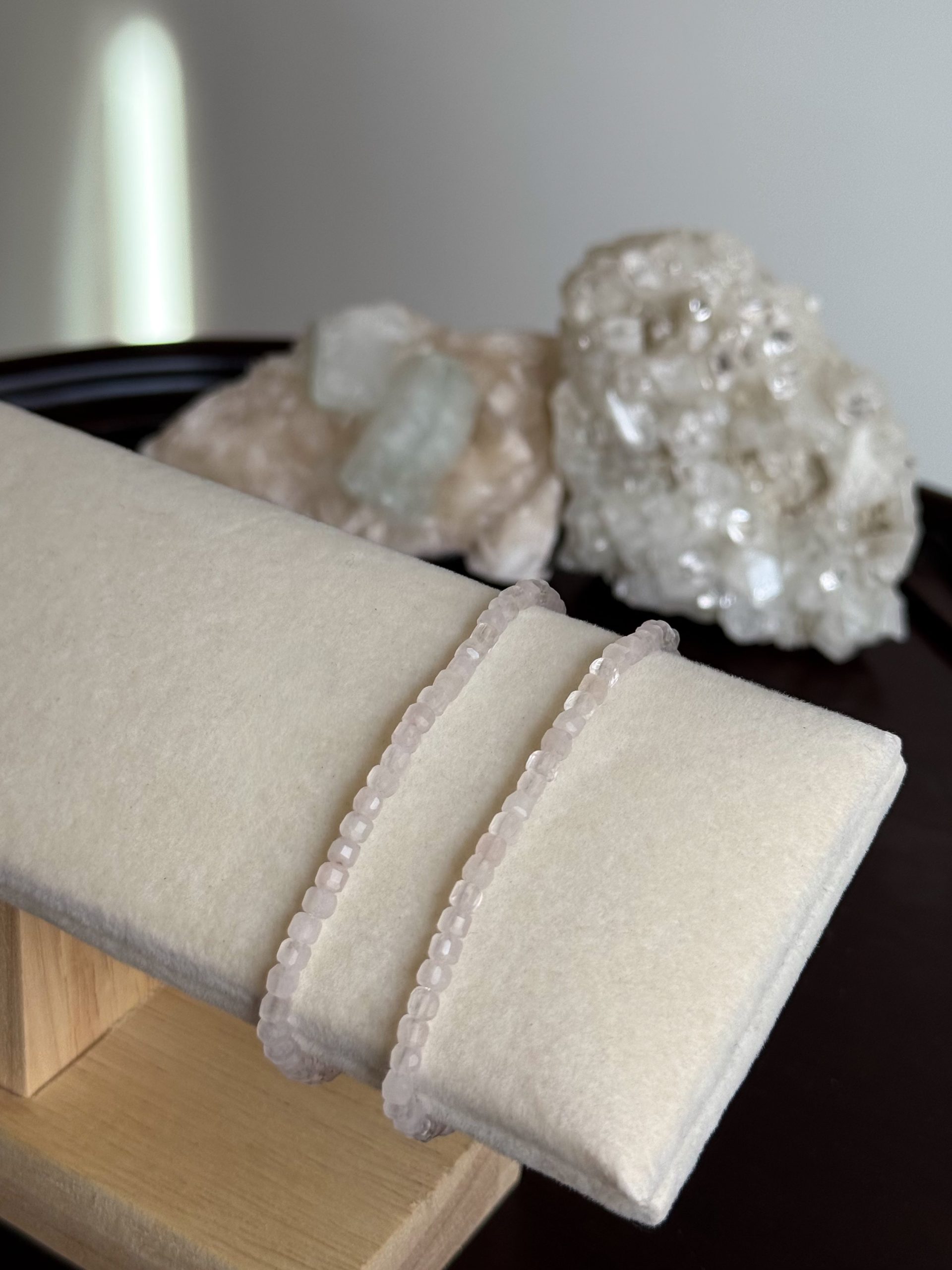 Rose Quartz Gemstone Bracelet - Image 2